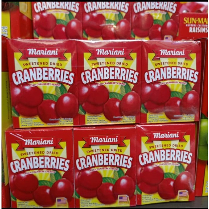 

mariani cranberries 6x30gr