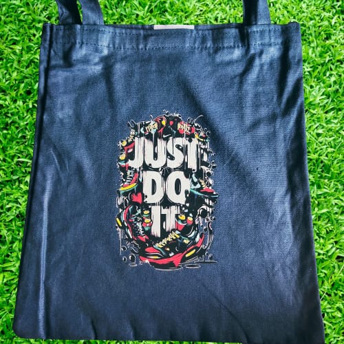 Tote bag Canvas DTF Quote / Tas Wanita Tote Kanvas Slingbag Bahu