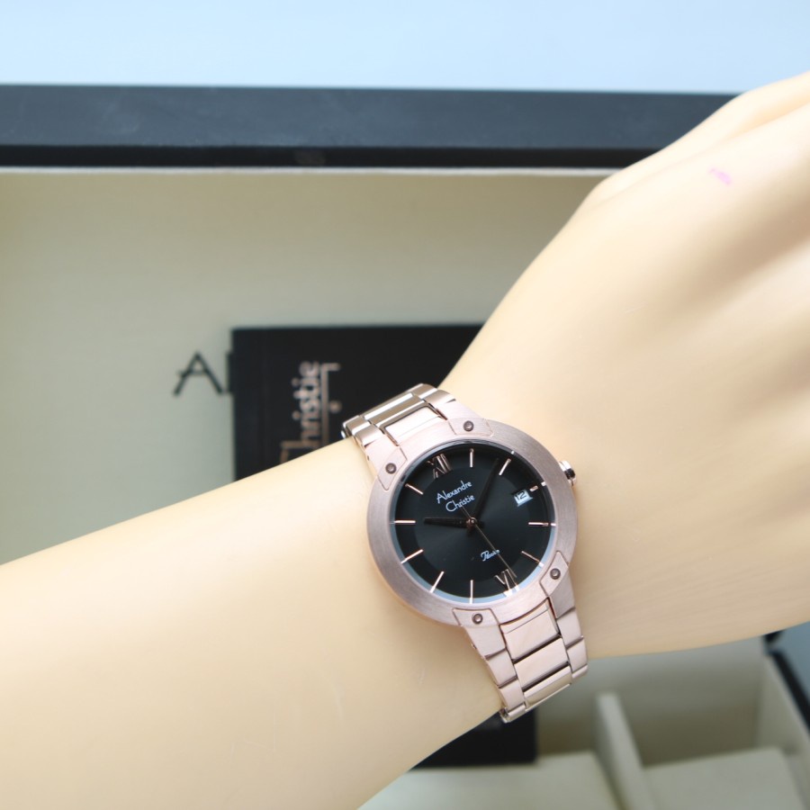 JAM TANGAN WANITA ALEXANDRE CHRISTIE AC 2A12 ORIGINAL GARANSI RESMI 1 TAHUN