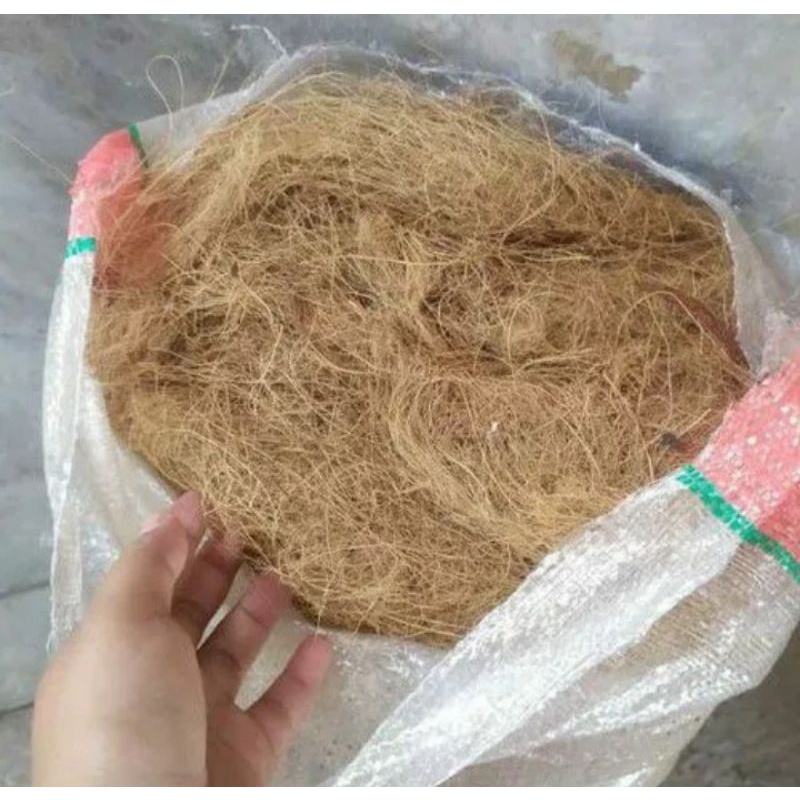 cocofiber serabut kelapa 1 karung beras / cocok untuk media tanam / sarang burung / kerajinan tangan