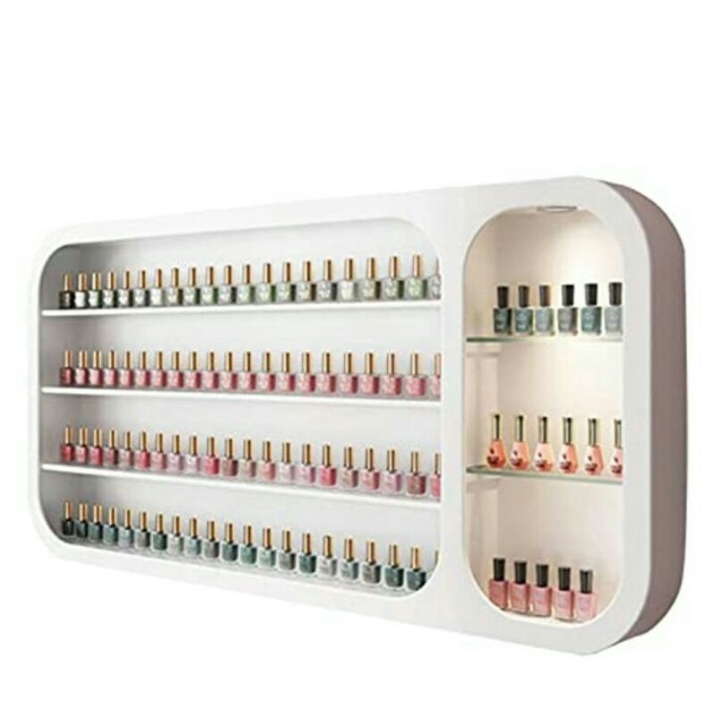 Rak kutek dinding acrylic