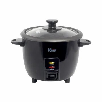 rice cooker Kris Rice Cooker 0.6 Ltr Hitam 10271026 mini Rice cooker