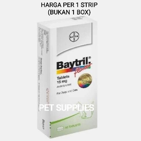BAYTRIL 15 MG - HARGA 1 STRIP ISI 10