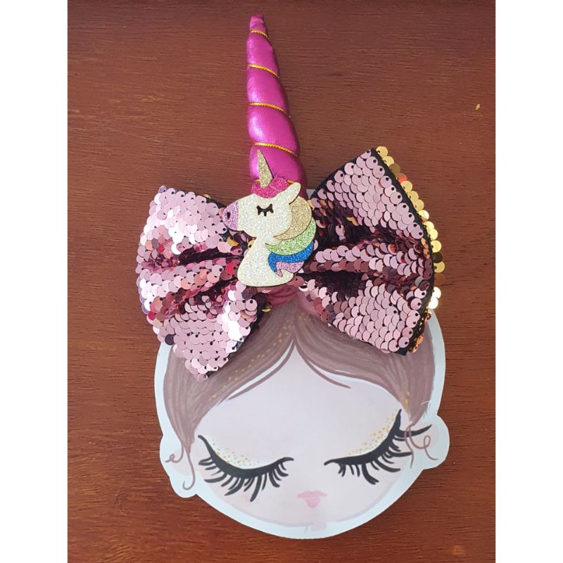 JEPIT SEQUIN UNICORN | JEPIT UNICORN | JEPIT RAMBUT KOREA | JEPIT RAMBUT BAYI | JEPIT RAMBUT | JEPIT
