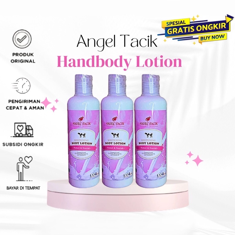 [BPOM✔️] Lotion Whitening HB Angel Tacik Original || Pemutih badan Ampuh||cod||promo||hb viral