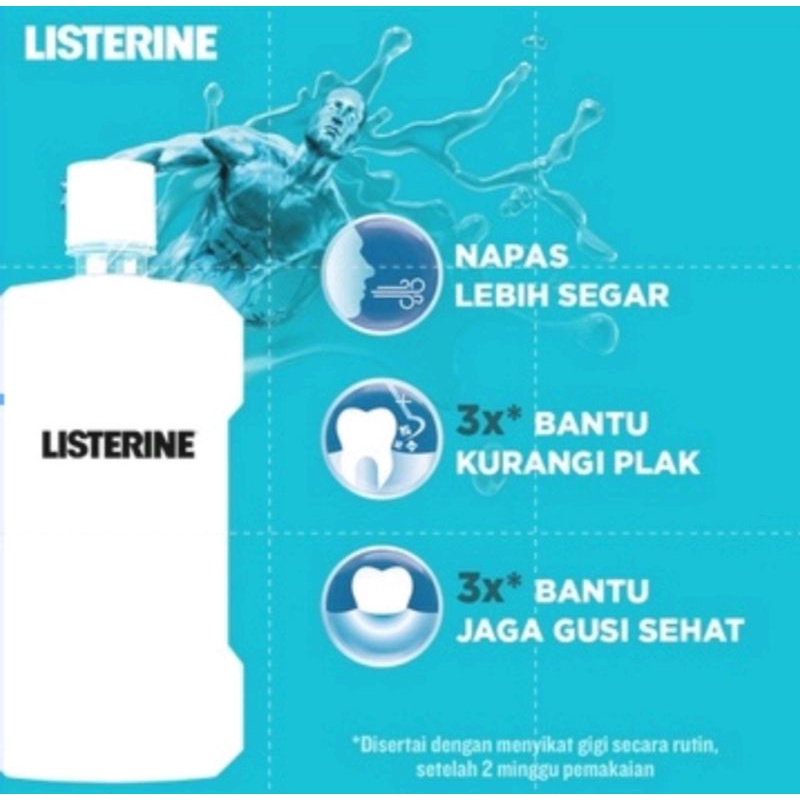 LISTERINE ANTISEPTIC MOUTHWASH BOTOL 100/250/500 ML