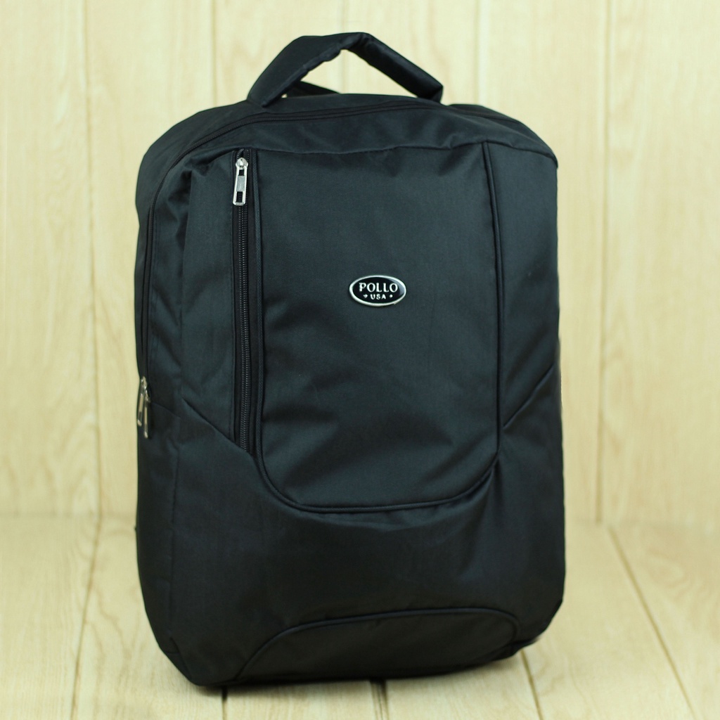 Tas Sekolah Tas Kerja Laptop Multifungsi Ransel Polo Raincover Tebal Jual tas Ransel Polo Model Tas Termurah Backpck Hitam Keren Sekolah Sma