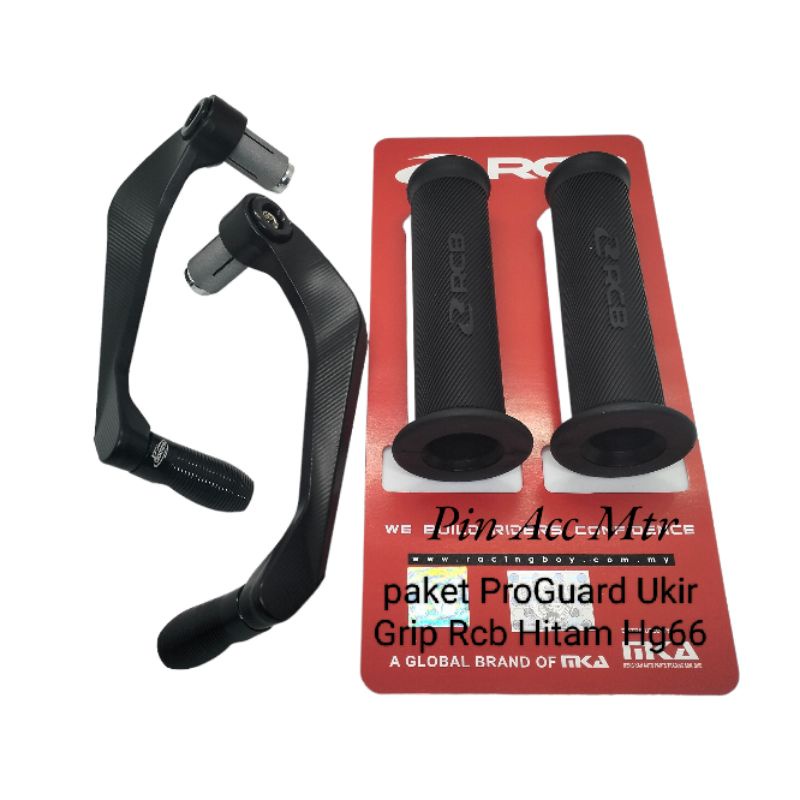 Paket ProGuard Ukir Hitam Doff Pluse Grip Rcb Hitam Hg66 Universal motor