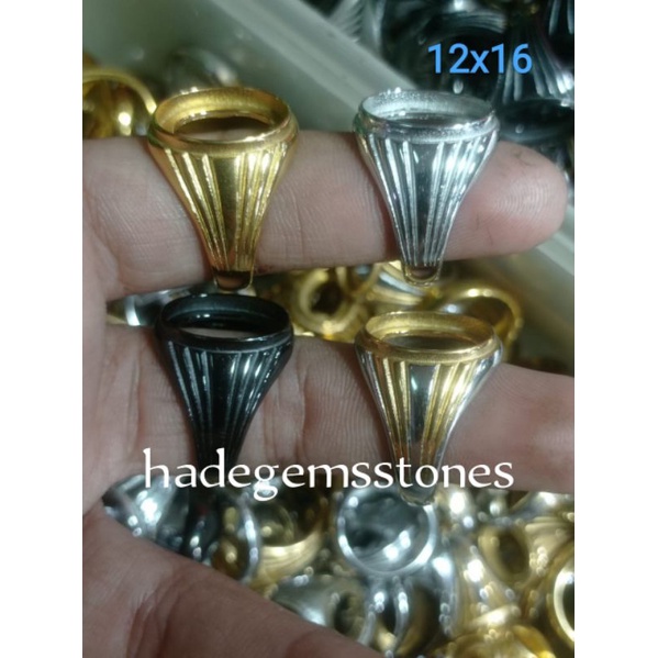 ring emban titanium super kualitas dim 12x16