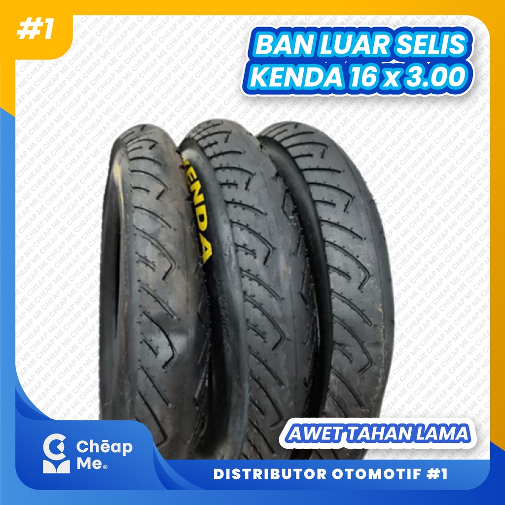 Ban Luar Kenda 16 x 3.00 Ban Luar Sepeda Listrik SELIS 16 x 3.0 / 300 // Ban Luar Sepeda Listrik Ken