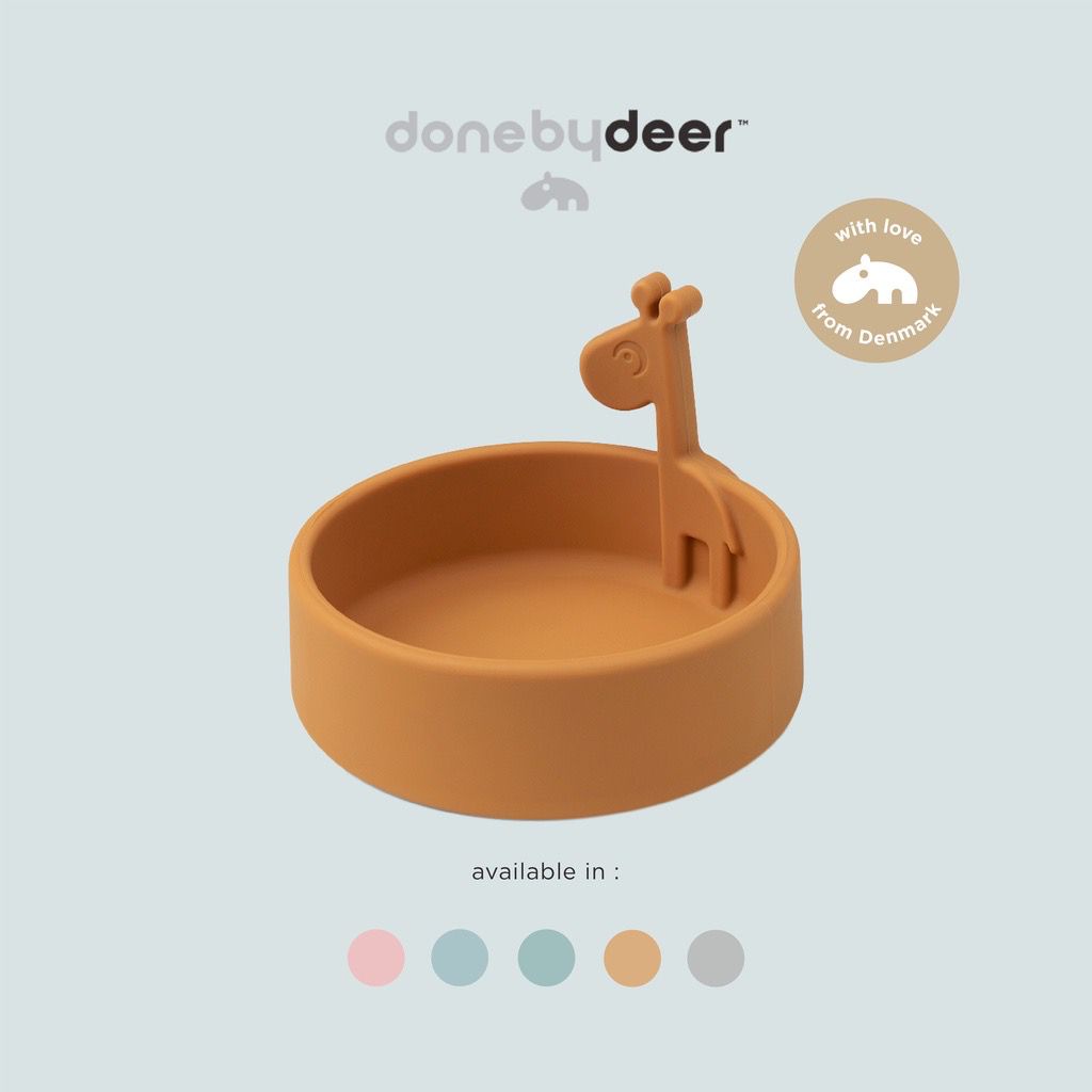 Done by Deer Peekaboo Bowl Raffi - Mangkuk Anak / Silicone Baby Bowl