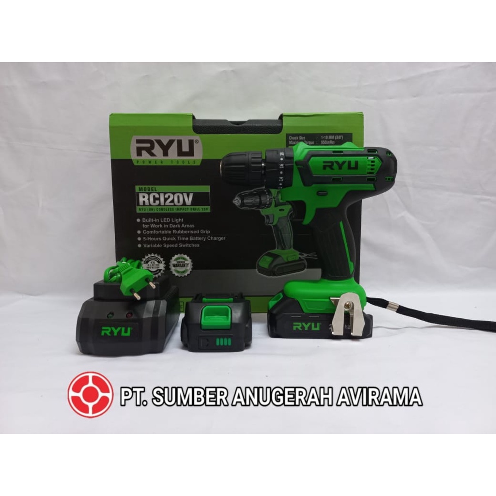 BOR BATERAI RYU 20V RCI 20 V