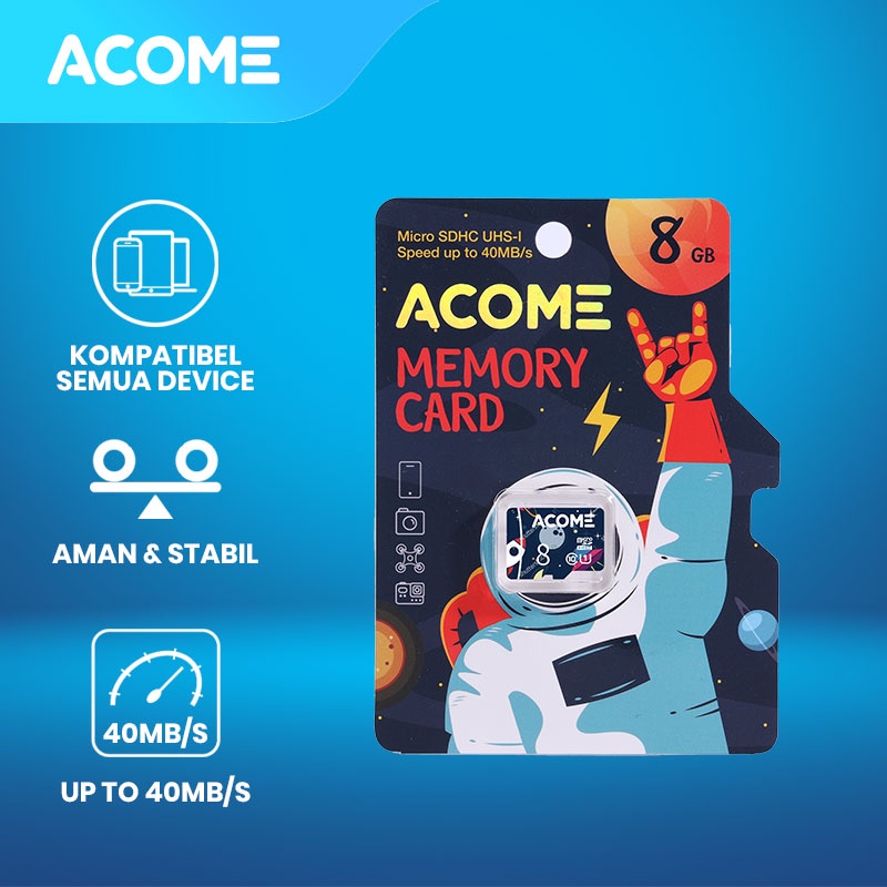 (ORIGINAL) ACOME microSD Memory card Micro SD 8GB 16GB 32GB ANDROID Class10 SDHC Original