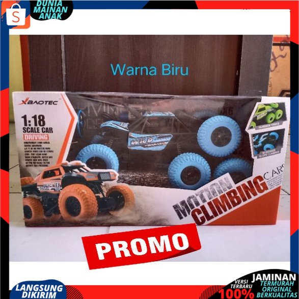 MAINAN MOBIL REMOT CONTROL 4WD TERBARU 8 RODA 1;18 MOTION RC CAR CLIMBING CAR BATERAI CAS