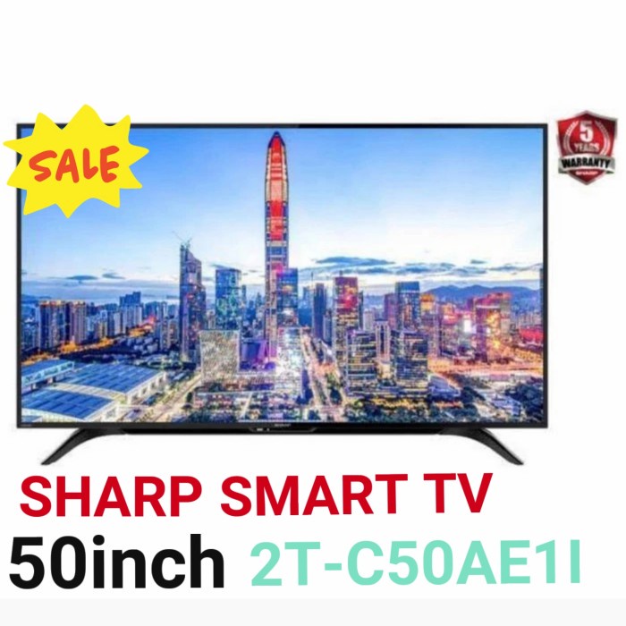 SALE SHARP LED 50INCH SMART TV 2T-C50AE1I