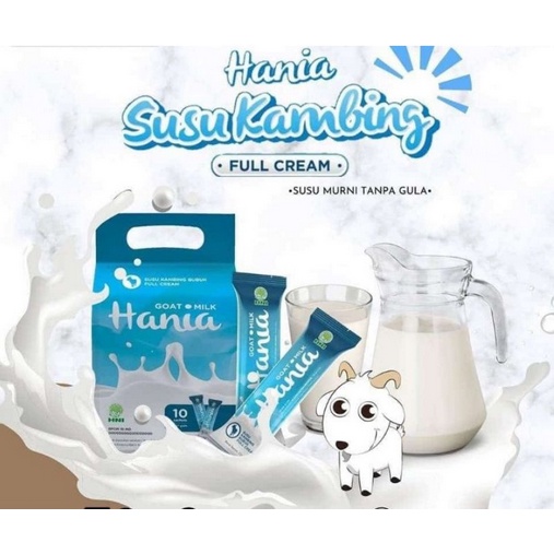 

HANIA SUSU KAMBING FULL CREAM HNI HPAI