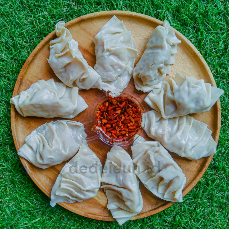 

PANGSIT KUAH/PANGSIT GORENG ISI AYAM ,KUAH PEDAS ISI 10 LENGKAP DENGAN BUMBU CHILI OIL