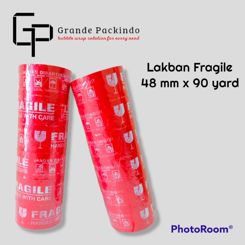 

LAKBAN FRAGILE MERAH JANGAN DIBANTING 2 inch 48mm