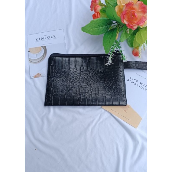 dompet sleting croco/ souvenir dompet/dompet kosmetik sovenir wanita