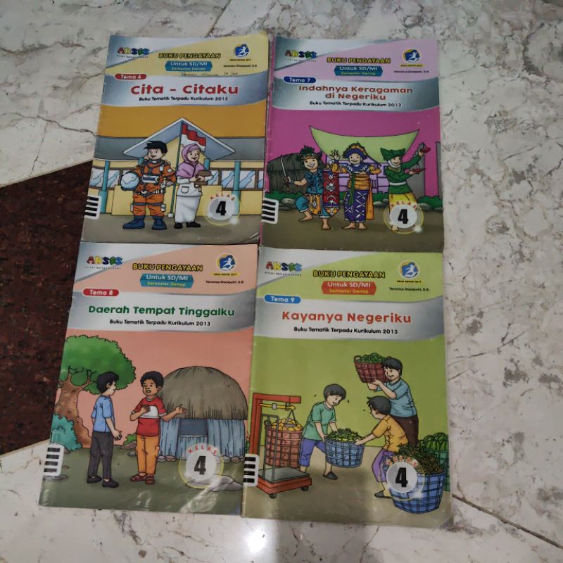 Buku Tematik Terpadu kurikulum 2013, Buku Pengayaan kelas 4, IV, SD, AKSES, Grafika Dua Tujuh, Tema 