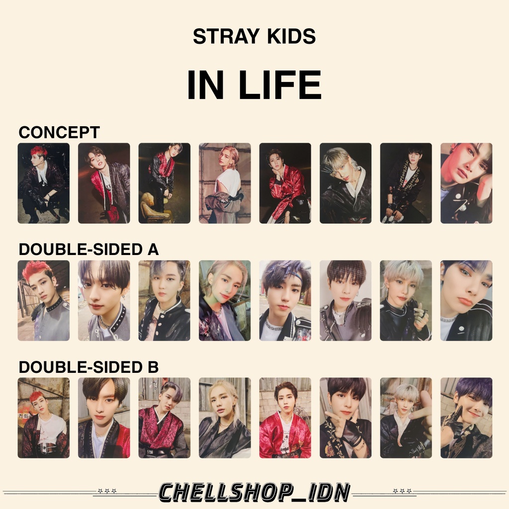 PHOTOCARD STRAY KIDS IN LIFE