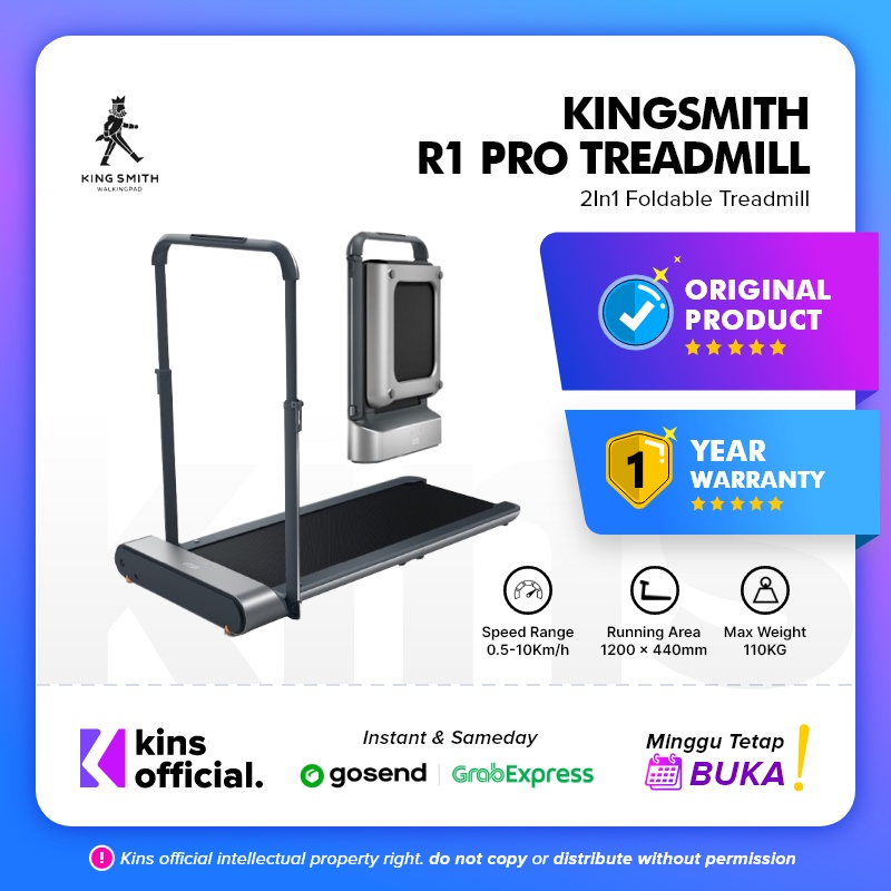 Kingsmith WalkingPad R1 PRO 2 in 1 Foldable Fitness Treadmill