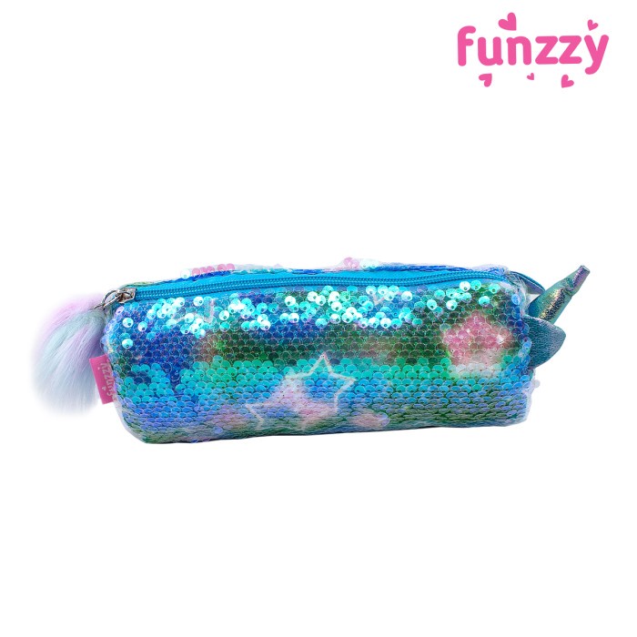 

FUNZZY UNICORN GLITTER PENCIL CASE