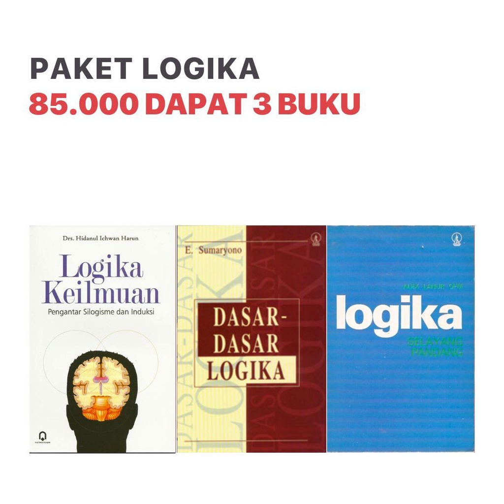 Jual Berdikari - Paket Buku Logika 85rb 3 Buku | Shopee Indonesia