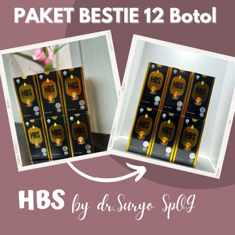 PAKET BESTIE HBS by dr.Suryo SpOG | HBS 12 botol