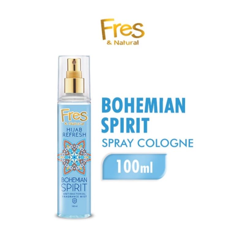 FRES&amp;NATURAL Spray Cologne Hijab Refresh Bohemian Spirit Botol 100ml