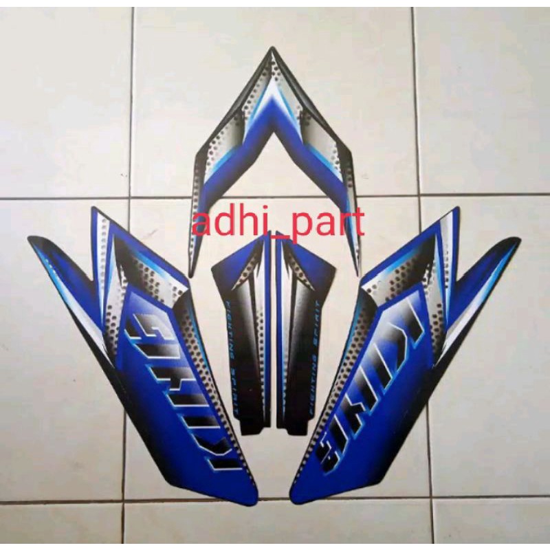 STIKER STRIPING RX KING 2008 BIRU