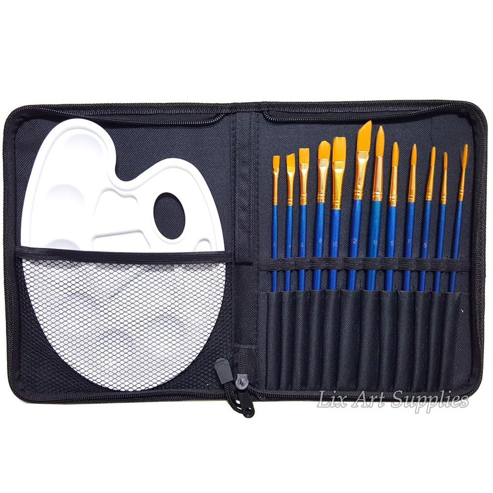 

JOYKO KUAS LUKIS SET 12 + PALET + STORAGE BAG / ART BRUSH SET 12 TERLARISS...,,,,,