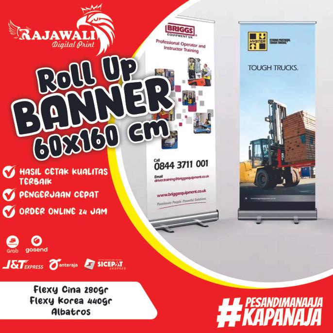 Jual Roll Up Banner Standing Banner Ukuran X Cm Shopee Indonesia