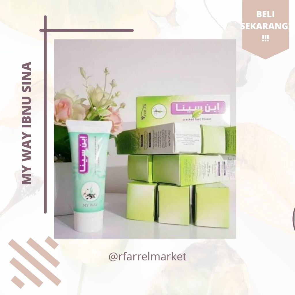 IBNU SINA MY WAY OBAT KAKI AMPUH /  Cream buat iritasi kulit / cream kaki pecah-pecah, kapalan, kutu