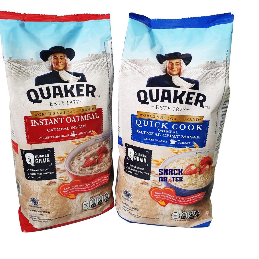 

Diskon✔️Quaker Oatmeal JUMBO - Netto 800 gr|RA6