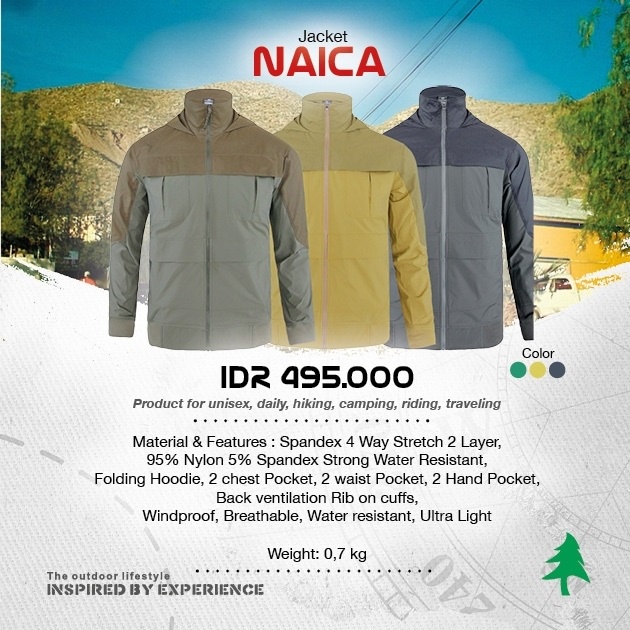 JAKET NAICA CONSINA - ORIGINAL