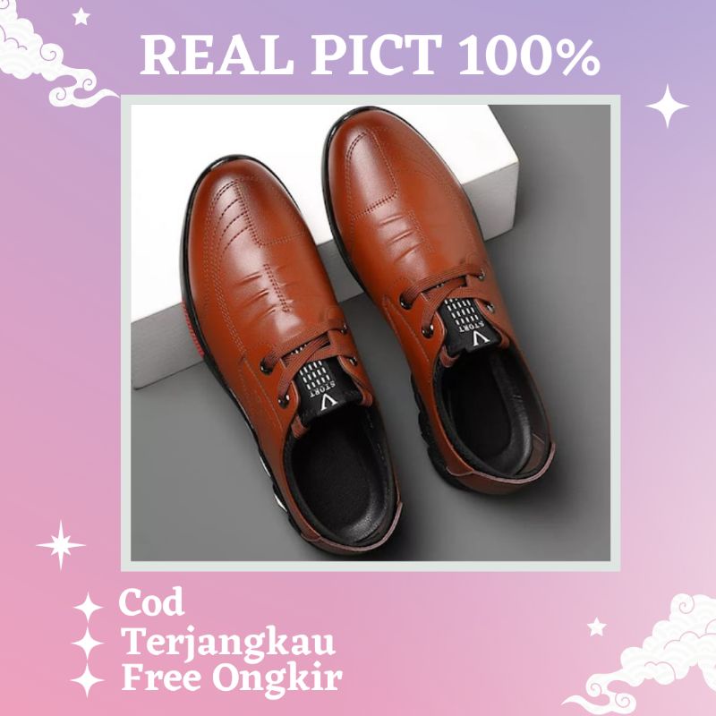 Sepatu Pria Pantofel Kerja Kulit Import
