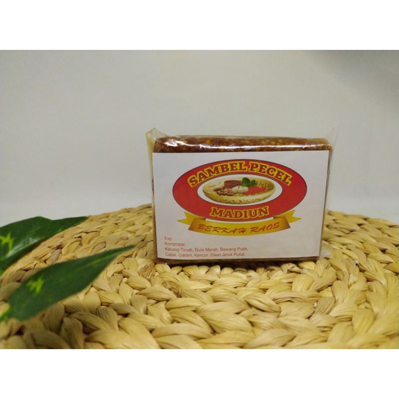 

Sambel Pecel Madiun Berkah Raos-Kemasan Kecil