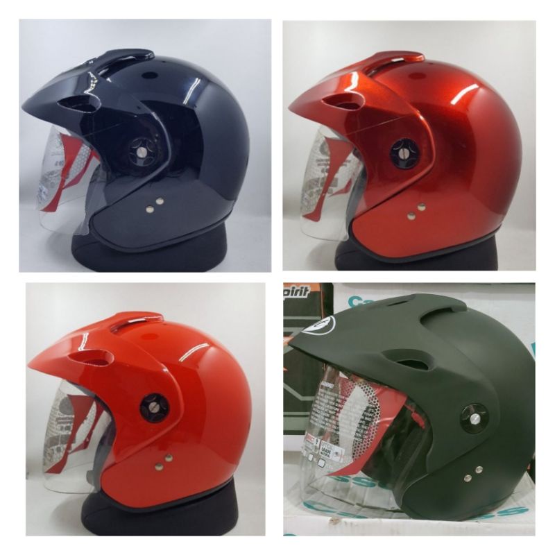 COD HELM KYT FORZA CLASIC SOLID/POLOS ORIGINAL/HELM DEWASA PRIA WANITA