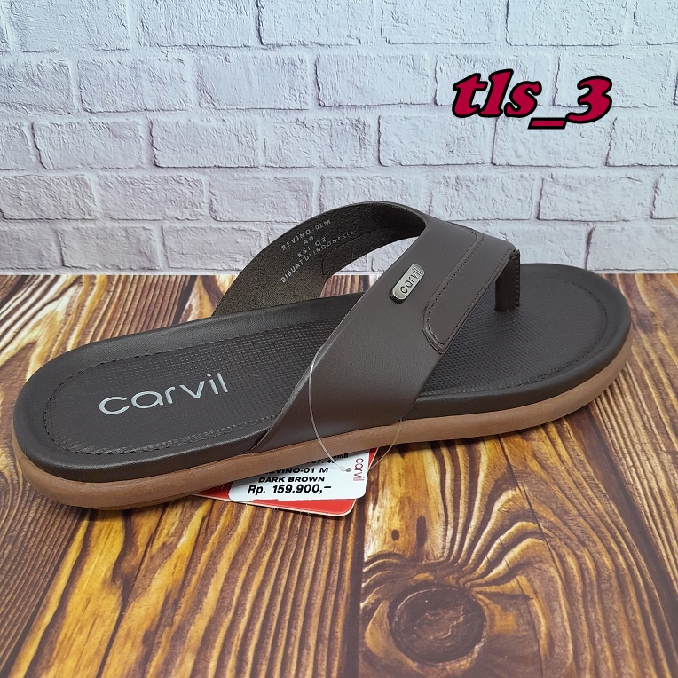 Sandal Pria Carvil Revino 01 Original 38-44 Sandal Japit Kasual Laki