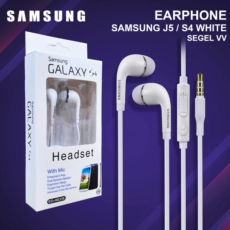 HANDSFREE HEADSET HANDSET MURAH SAMSUNG S4 HENSET PACKING KAYU