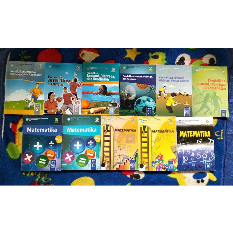 ORIGINAL BUKU PENDIDIKAN JASMANI OLAHRAGA DAN KESEHATAN MATEMATIKA BAHASA INDONESIA KELAS 7 8 9 10 1