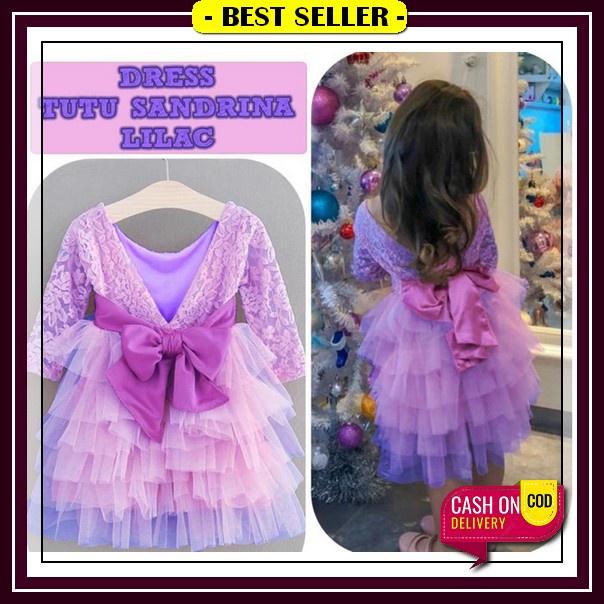 Xp Dress Anak Cewek Ala Korea Gaun Pesta Fashion Impor Ulang Tahun Umur 4 Sampai 9 Unicorn Gliter St