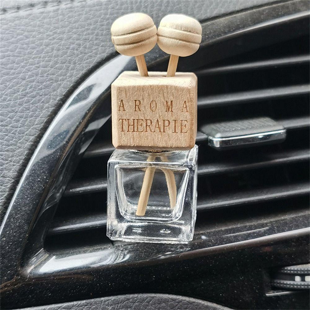 Lanfy Botol Parfum Klip Auto Decor Botol Parfum Kaca Mobil Gantung Hiasan Essential Oil Air Outlet Freshener