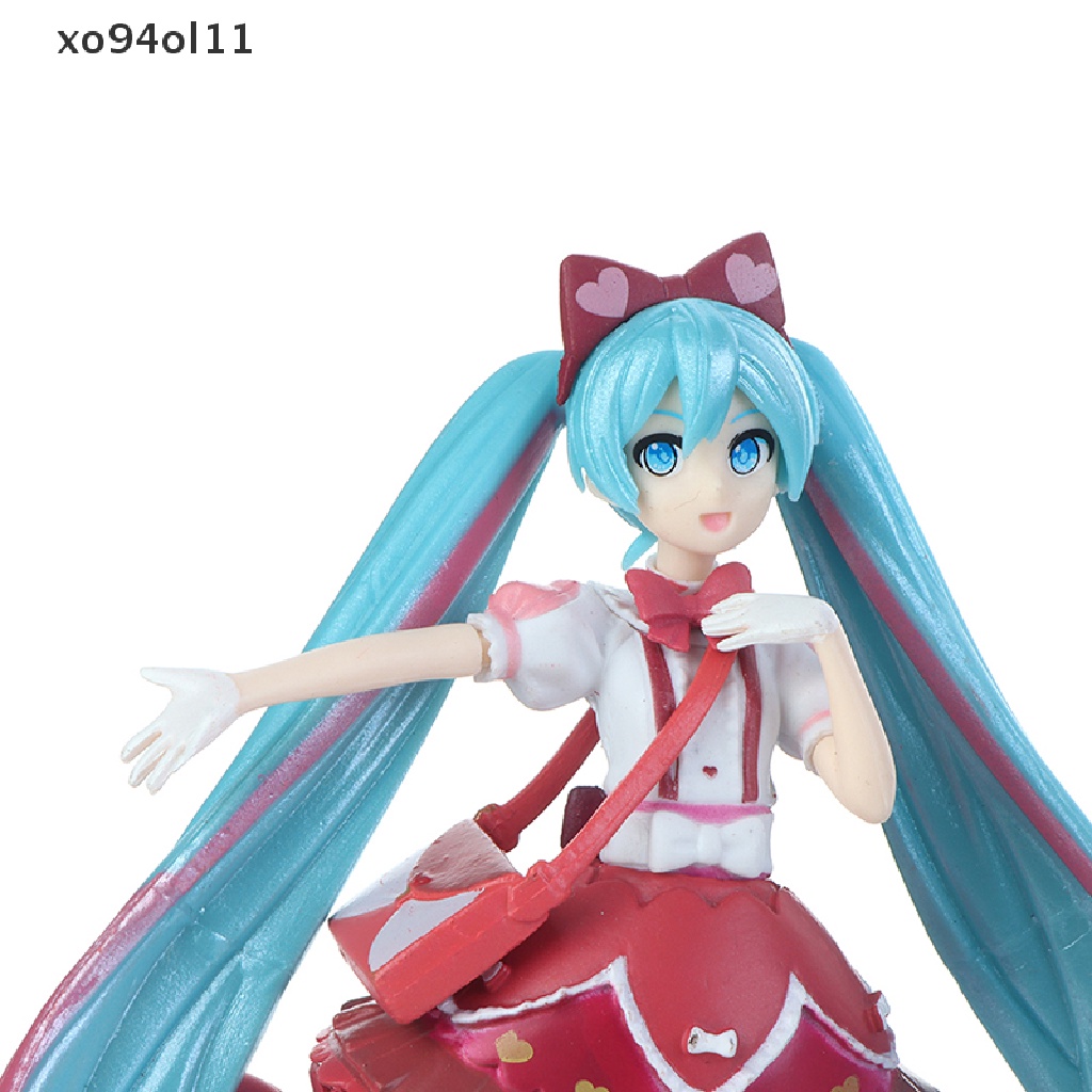 Xo Instock 22CM Anime Action Figure Miku Kawaii Pvc Model Boneka Figurals Telinga Kelinci OL