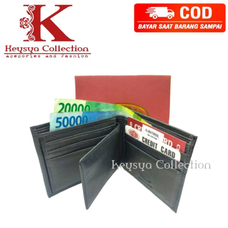 dompet kulit pria asli merk albatros