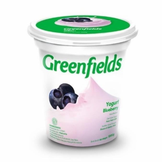 

Greenfields Yogurt Plain Strawberry Blueberry 1 Liter Yoghurt 1kg TERLARIS TERPERCAYA ORIGINAL