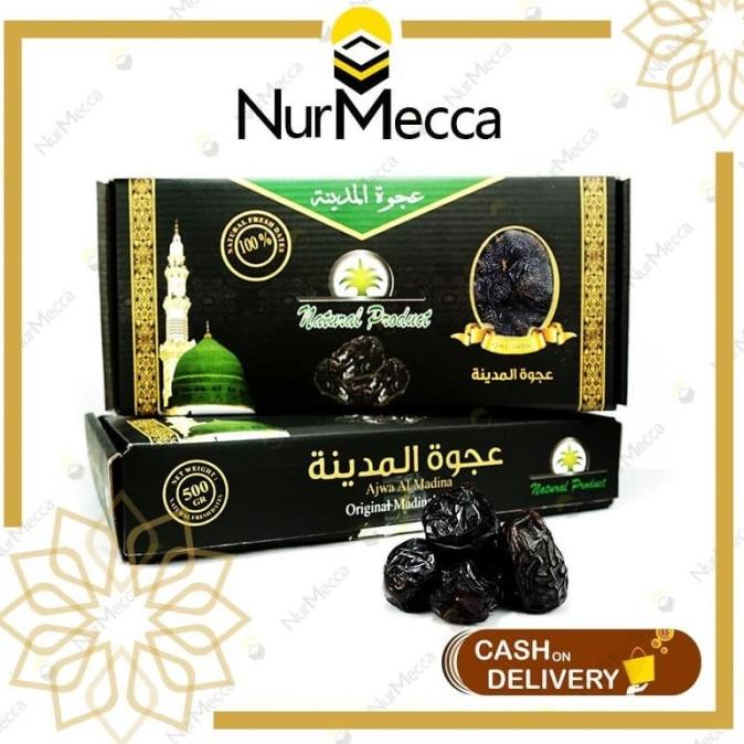

BISA COD Kurma Ajwa 500 Gram. ASLI Kurma Nabi GROSIR Oleh oleh Haji /OLEH OLEH HAJI DAN UMROH GROSIR/OLEH OLEH HAJI UMROH LENGKAP/OLEH OLEH HAJI PREMIUM