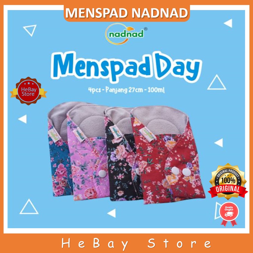 Menspad Nadnad Menstrual Pad Kain Cuci Ulang Hemat Ramah Lingkungan Softex Kain Murah