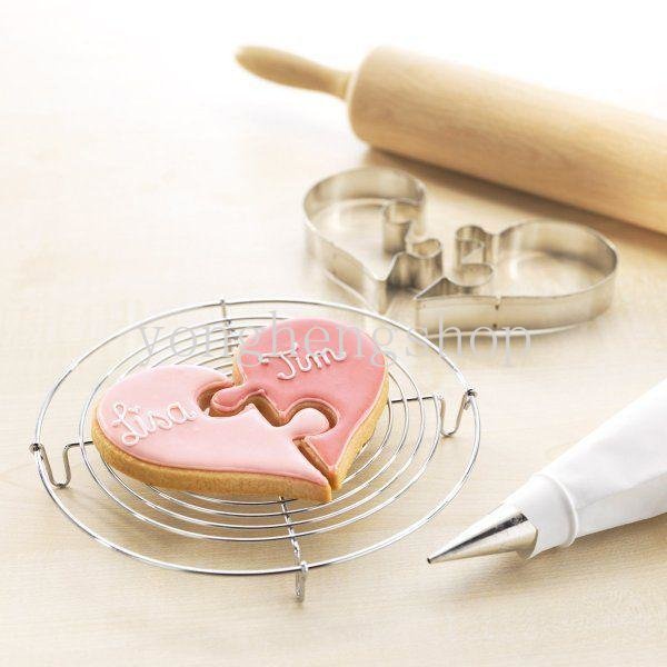 Cinta Bentuk Hati Puzzle Cookie Cutter 3D Stainless Steel Pesta Pernikahan Kue Dekorasi Alat DIY Pastry Biskuit Baking Cetakan